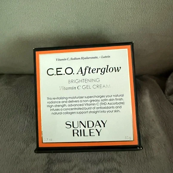 NIB Sunday Riley C.E.O. Afterglow Brightening Cream - 1.7oz - Picture 2 of 4